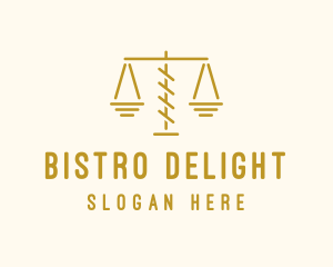 Legal Attorney Scales logo design