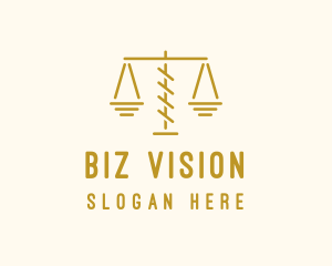 Legal Attorney Scales logo design