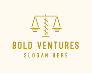 Legal Attorney Scales logo design