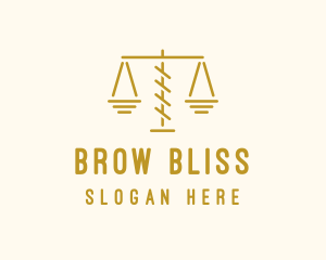 Legal Attorney Scales logo design