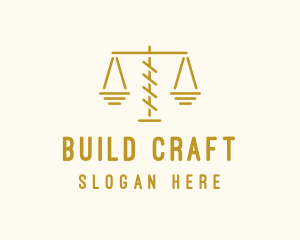 Legal Attorney Scales logo design