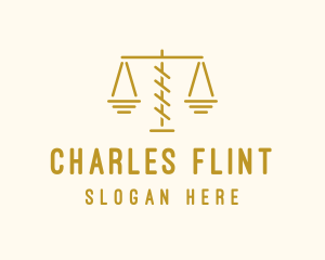 Justice - Legal Attorney Scales logo design