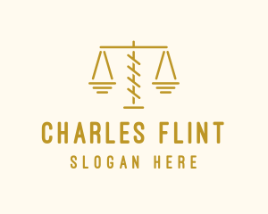 Legal Attorney Scales logo design