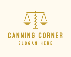 Legal Attorney Scales logo design