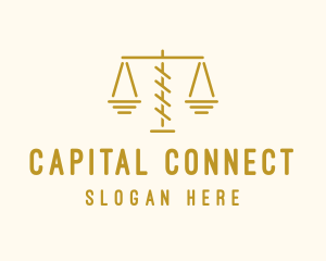 Legal Attorney Scales logo design