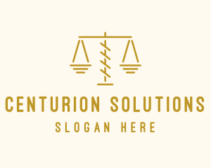 Legal Attorney Scales logo design