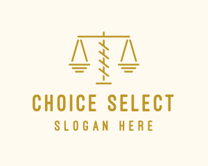 Legal Attorney Scales logo design