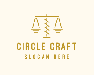 Legal Attorney Scales logo design