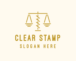 Legal Attorney Scales logo design