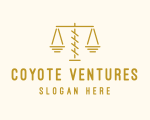 Legal Attorney Scales logo design