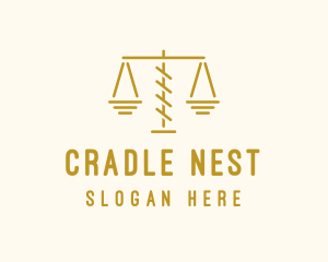 Legal Attorney Scales logo design