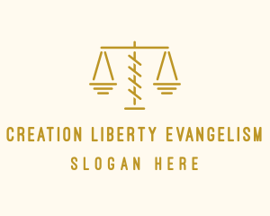 Legal Attorney Scales logo design