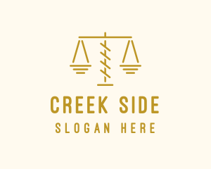 Legal Attorney Scales logo design