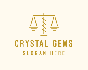 Legal Attorney Scales logo design