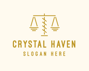 Legal Attorney Scales logo design