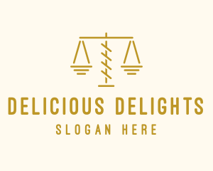 Legal Attorney Scales logo design