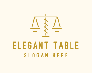 Legal Attorney Scales logo design