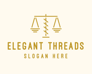 Legal Attorney Scales logo design