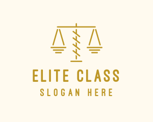 Legal Attorney Scales logo design