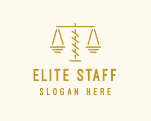 Legal Attorney Scales logo design