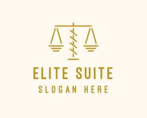 Legal Attorney Scales logo design