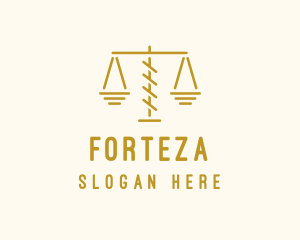 Legal Attorney Scales logo design