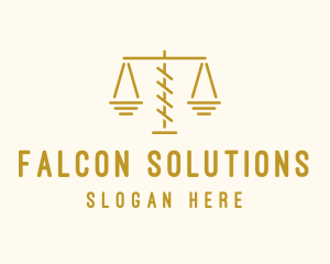 Legal Attorney Scales logo design