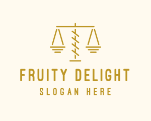 Legal Attorney Scales logo design