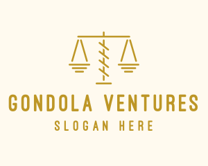 Legal Attorney Scales logo design