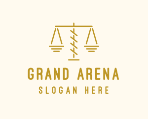 Legal Attorney Scales logo design