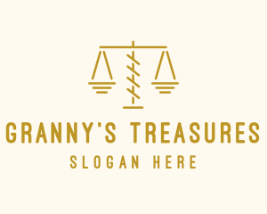 Legal Attorney Scales logo design