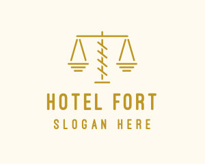 Legal Attorney Scales logo design