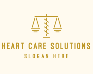 Legal Attorney Scales logo design