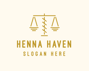 Legal Attorney Scales logo design