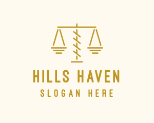 Legal Attorney Scales logo design