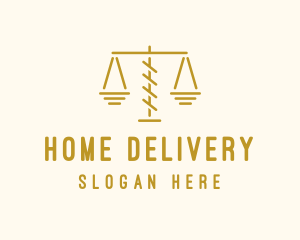 Legal Attorney Scales logo design