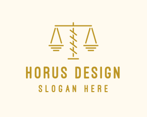 Legal Attorney Scales logo design