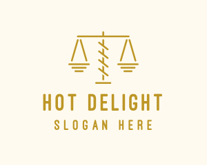 Legal Attorney Scales logo design