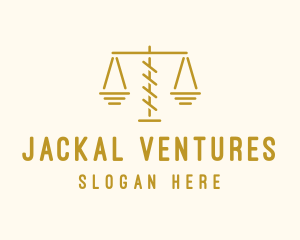 Legal Attorney Scales logo design