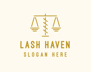 Legal Attorney Scales logo design