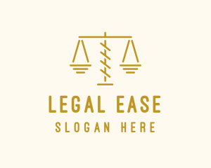 Legal - Legal Attorney Scales logo design