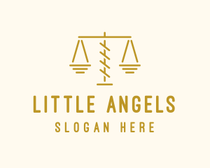 Legal Attorney Scales logo design