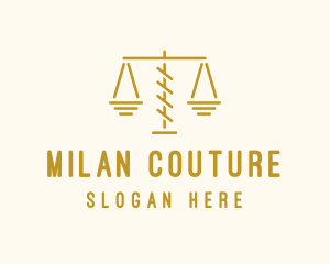 Legal Attorney Scales logo design