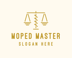 Legal Attorney Scales logo design