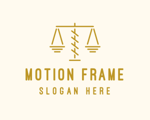 Legal Attorney Scales logo design