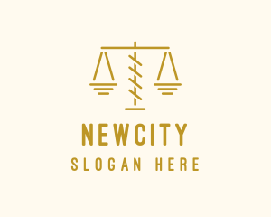 Legal Attorney Scales logo design