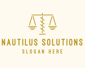 Legal Attorney Scales logo design