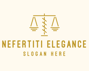 Legal Attorney Scales logo design