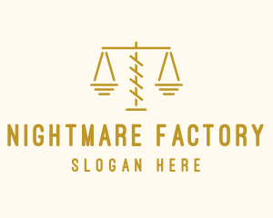 Legal Attorney Scales logo design