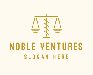 Legal Attorney Scales logo design